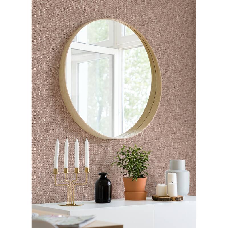 NuWallpaper Terracotta Poplin Peel and Stick Wallpaper