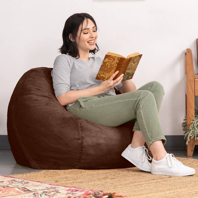 Jaxx 3' Kids Bean Bag Chair - Chocolate