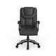 preview thumbnail 5 of 16, High Back LeatherSoft Executive Swivel Chair with Double Layered Headrest