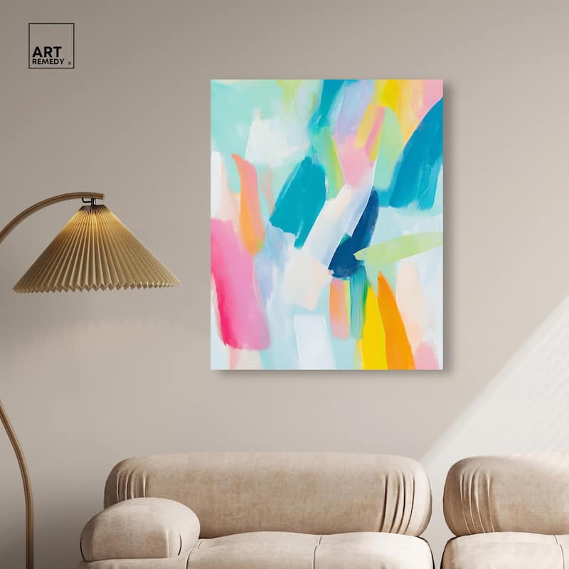 Whirlwind of Color I Canvas by Art Remedy, Gallery Wrapped