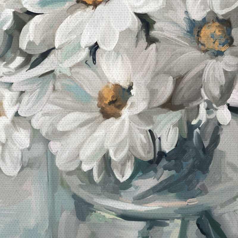 Mason Jar Bouquet II by Studio Arts Canvas Art Print