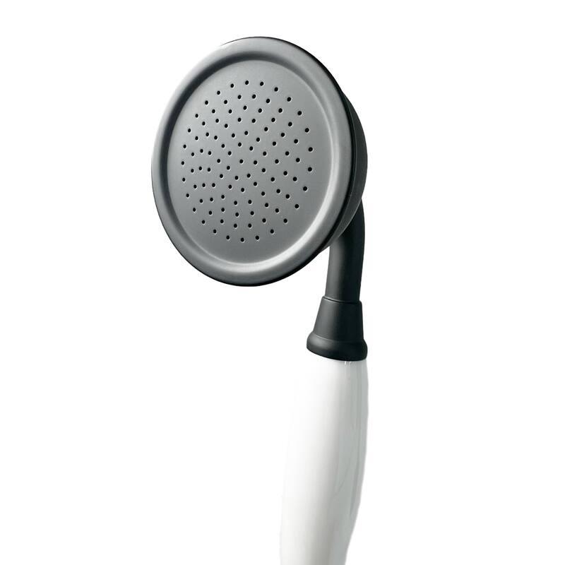Pluto Triangle Head Tub Filler Faucet with Hand Shower