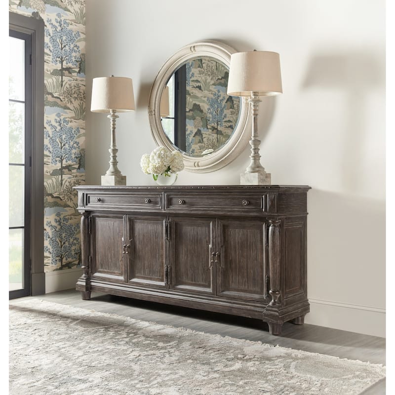 Hooker Furniture 5961-75900-BUFFET-A Traditions 76" Wide Wood Buffet