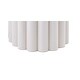 preview thumbnail 3 of 3, Iron White Beige Stool - Medium
