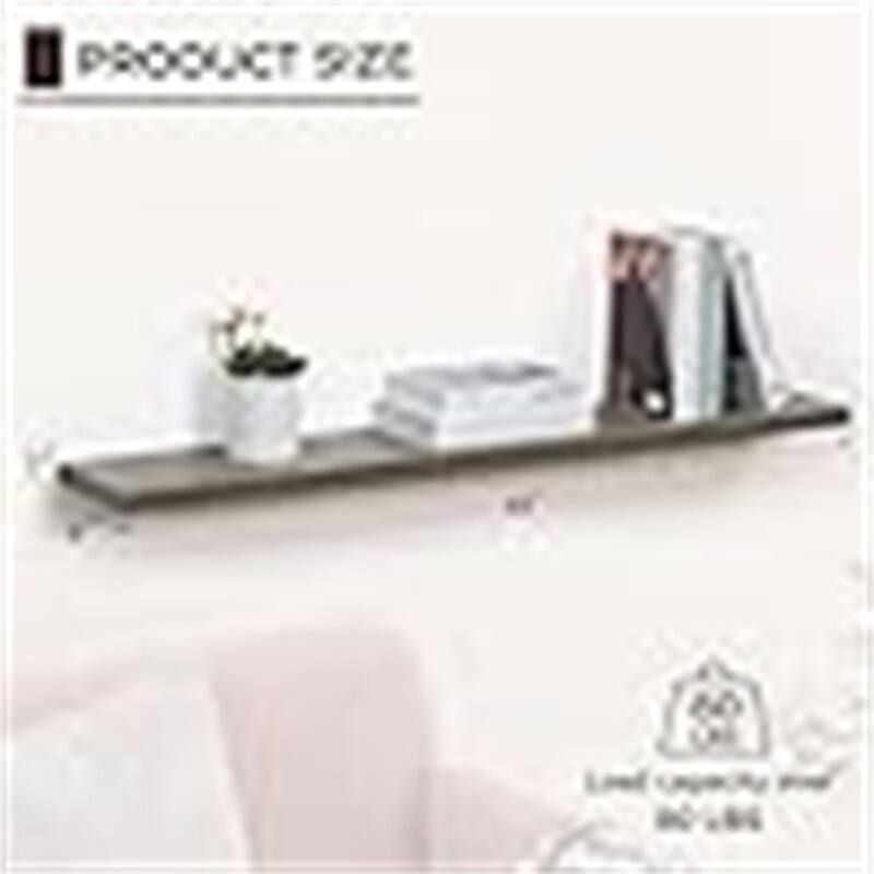 Floating Shelves - 8"D x 48"W x 1.2"H