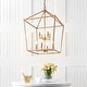 preview thumbnail 98 of 198, Marion Lantern Metal LED Pendant, by JONATHAN Y