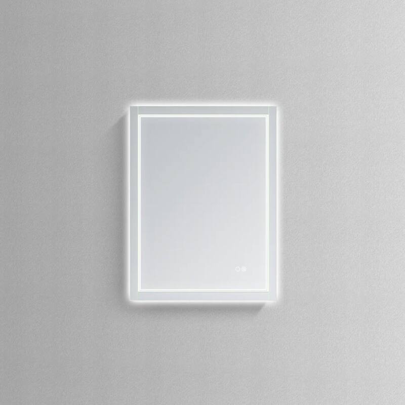 Modern Mirrors Altalune Wall Mountable Frameless LED Vanity Mirror with Defogger, Makeup Mirror for Bedroom, and Bathroom - 32*24
