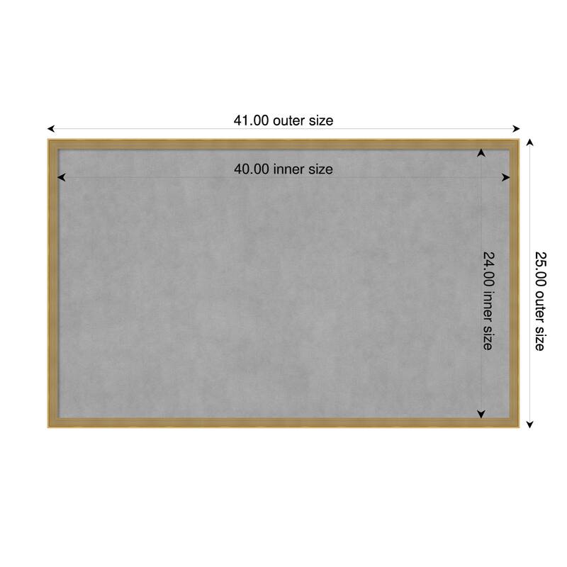 Amanti Art Incline Black Framed - 41 x 25 in - Incline Dark Gold