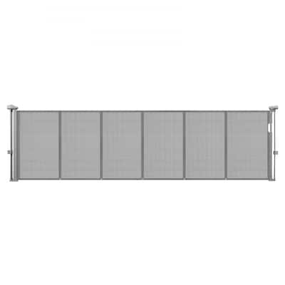 Retractable Mesh Baby Gate 34” Tall Indoor Pet Safety Fence for Stairs Hallways and Doorways - 34"Tall