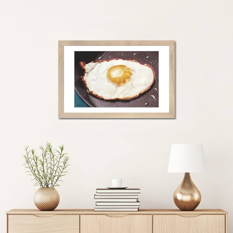 iCanvas "One Fried Egg" by Yue Zeng