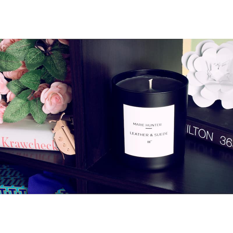 Marie Hunter Leather & Suede Signature Candle 11oz