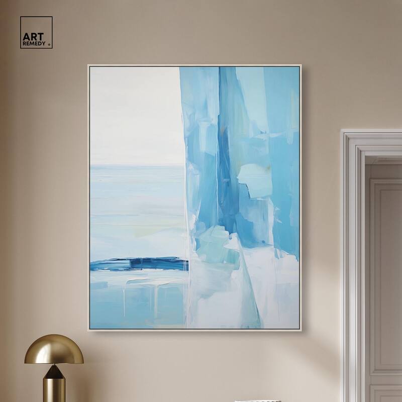 Seraphic Blues I Canvas by Art Remedy