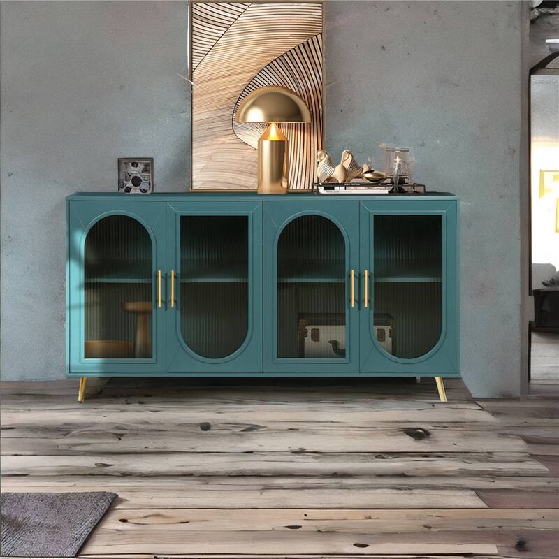 Multi-purpose Cabinets, Wood TV Stand w/ Storage Cabinet