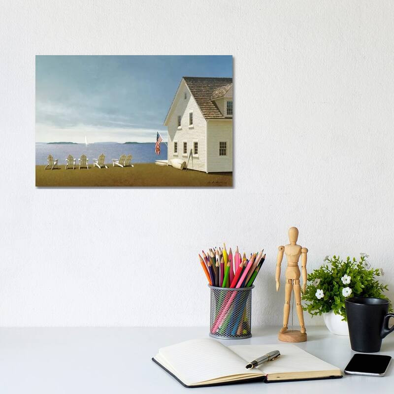 iCanvas "Summer Retreat" by Zhen-Huan Lu Canvas Print - 8x12x0.75