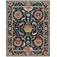 preview thumbnail 7 of 19, SAFAVIEH Handmade Metro Helly French Country Floral Wool Rug 9' x 12' - Navy/Red