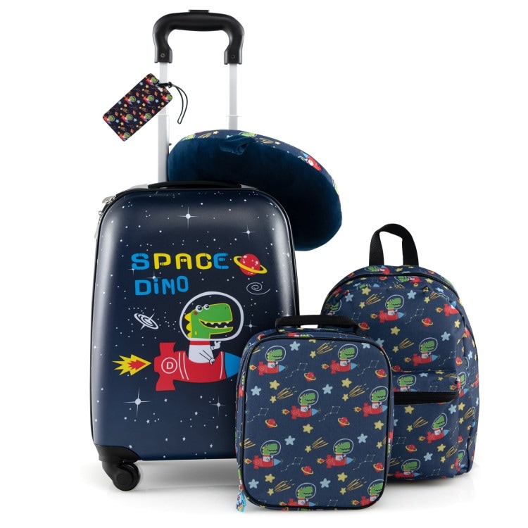 ショップレビュー ランキング 5-Piece-Kids-Luggage-Set-with- バッグ