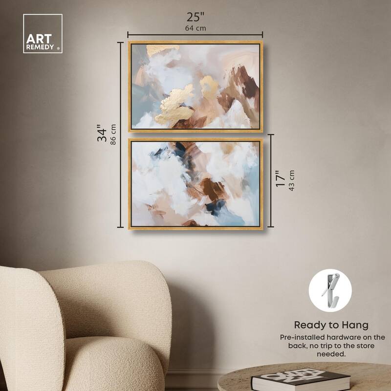 Earth's Palette II Canvas Set of 2 by Art Remedy