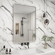 preview thumbnail 141 of 141, Apmir Metal Frame Tempered Glass Bathroom Vanity Mirror for Wall, Cloakroom, Bedroom