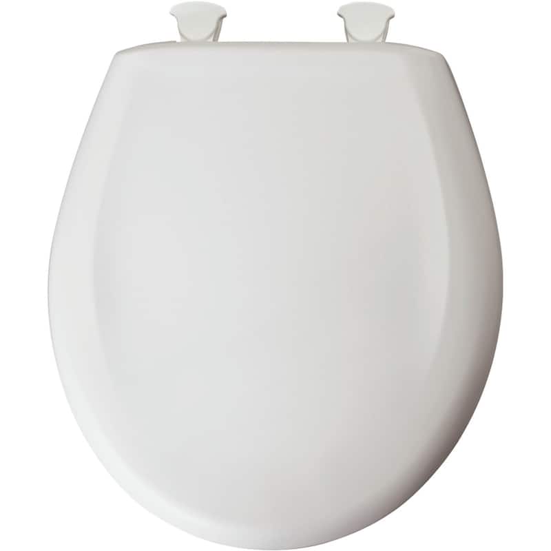 Bemis STA-TITE Seat Fastening System Residential Plastic EasyClean & Change Toilet Seat Ice Gray - 14.75" x 2.63" x 18.75"