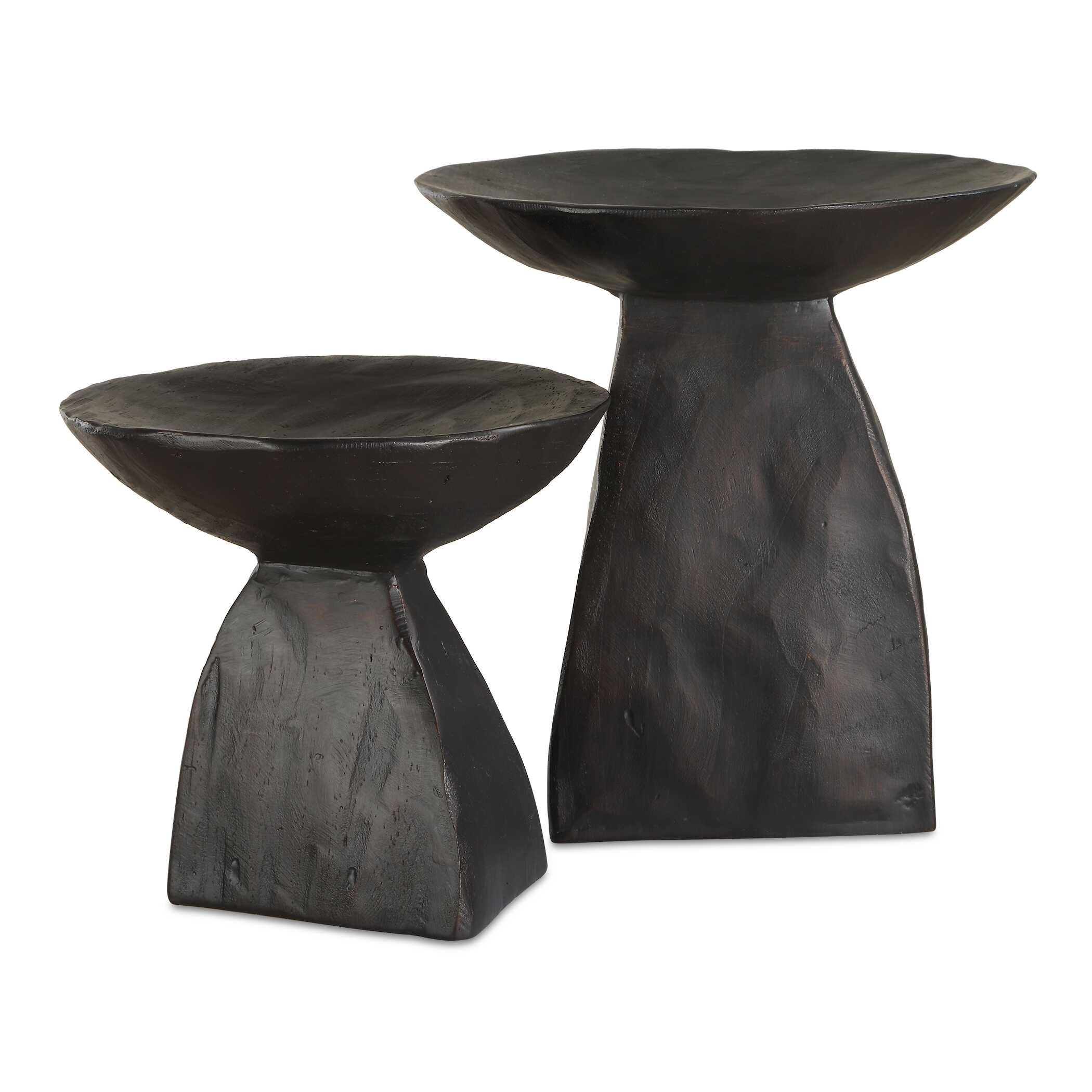 Uttermost Shadow Pedestal Bowls (Set of 2)