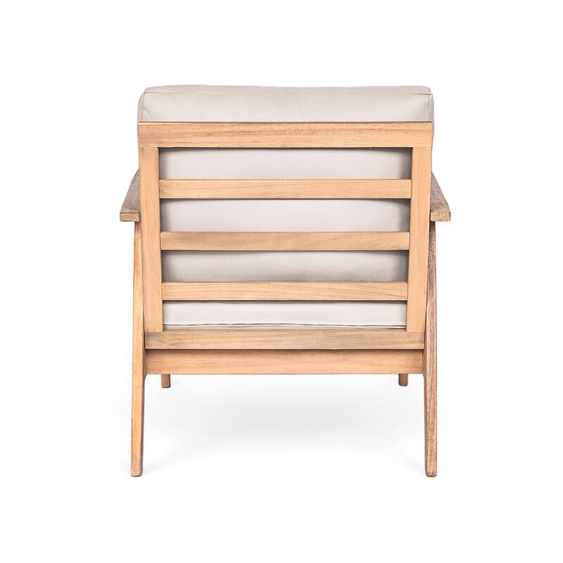 Christopher Knight Home - Maxwell Outdoor Acacia Wood and Rope Patio Chair Set