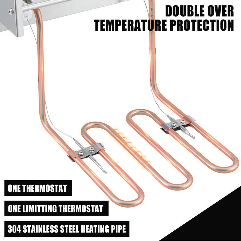 6L Commercial Deep Fryer, Temperature Control