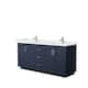Option Dark Blue, Nickel Trim, White Quartz Top