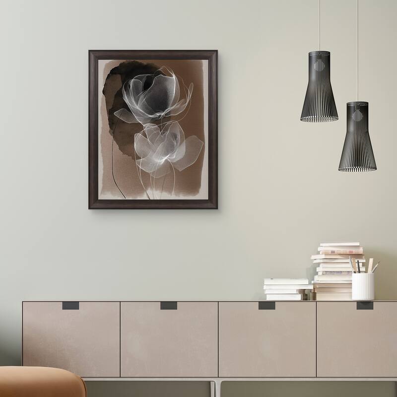Masterpiece Art Gallery| Gossamer Chocolate I by Annabelle Hall - Framed Canvas Art Print