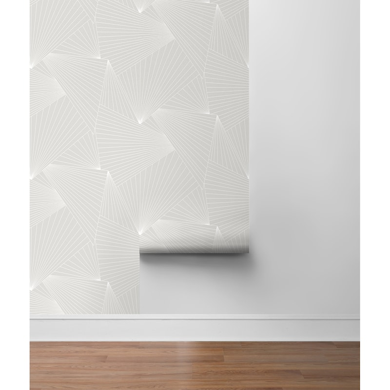 NextWall Ray Geo Peel and Stick Wallpaper