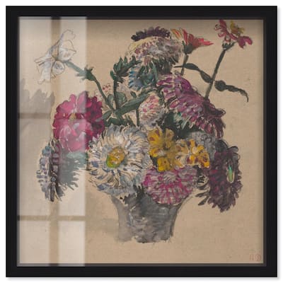 Basket of Flowers Shadowbox by Art Remedy