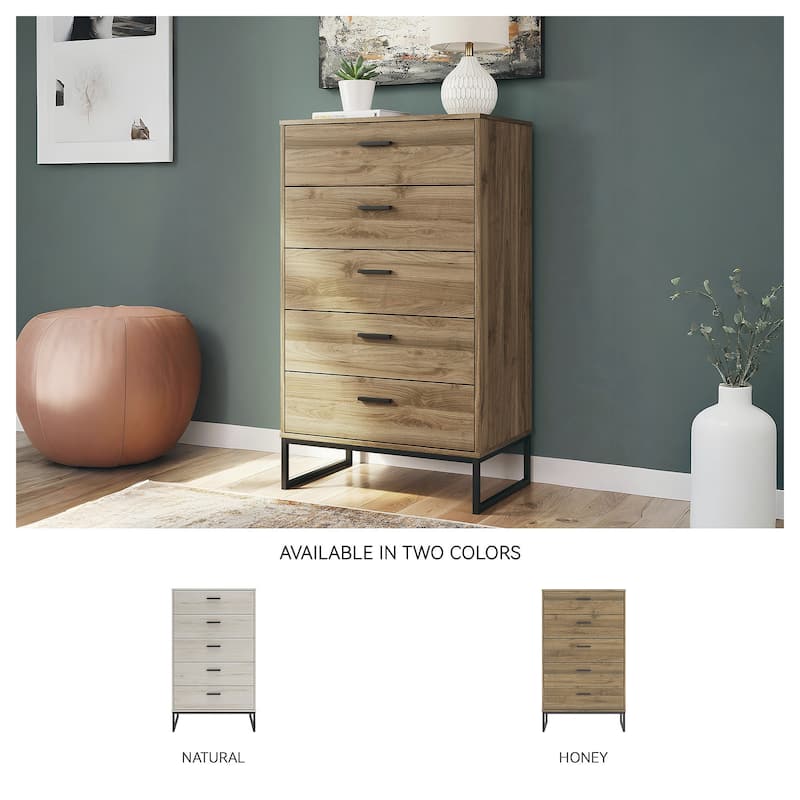 Signature Design by Ashley Deanlow Honey Chest of Drawers