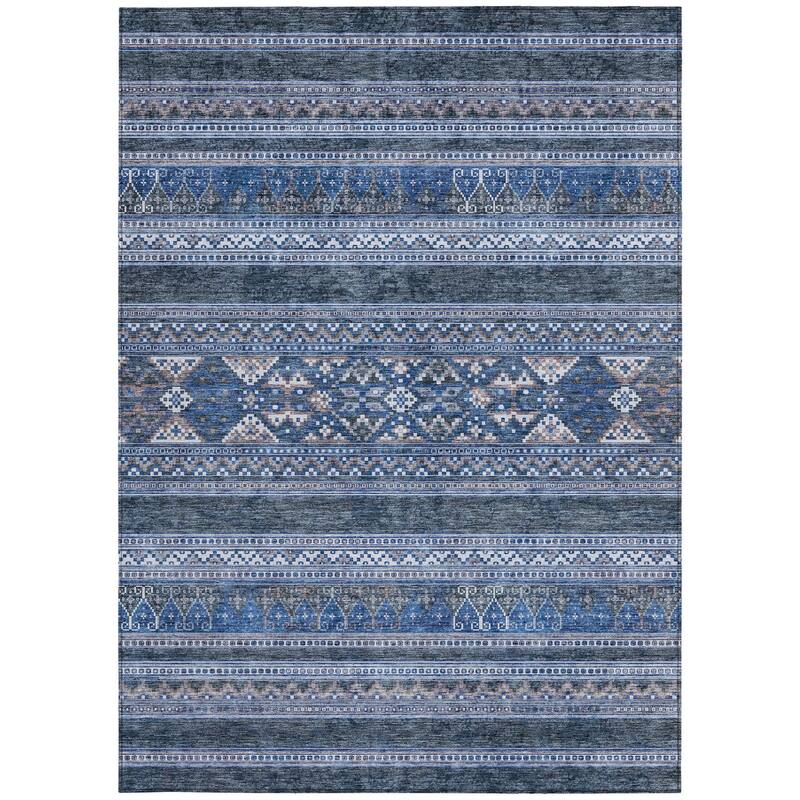 HomeRoots Southwestern Transitional Rectangle Outdoor Rug