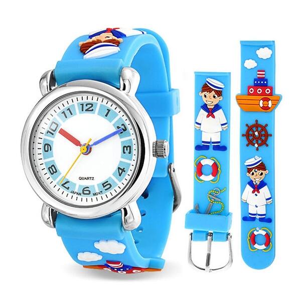 Shop Teacher Time Quartz 3d Cartoon Nautical Sailor Boater Wrist