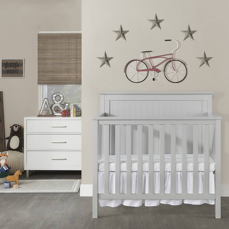 Dream On Me Ava 4-in-1 Convertible Mini Crib