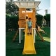 preview thumbnail 8 of 17, Forest - Modern Backyard Outdoor Swing Set 2 Swings And Trapeze Bar - Natural
