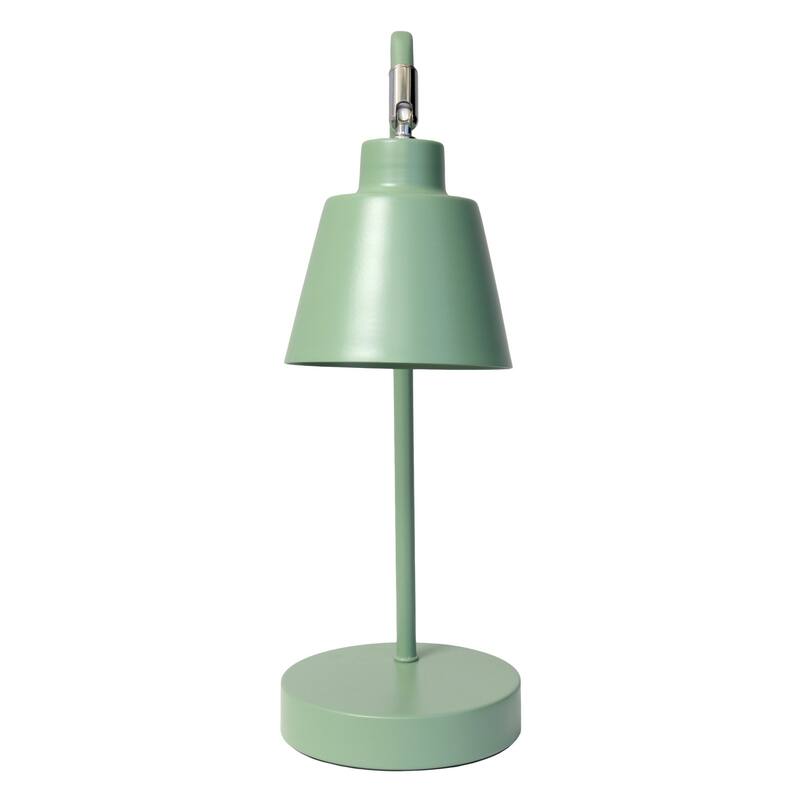 Angled Arm Desk Lamp with Adjustable Cone Shade - 16" - Sage Green