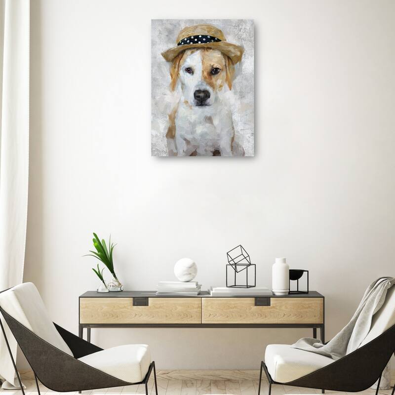 Hat Happy I By Studio Arts Canvas Art Print