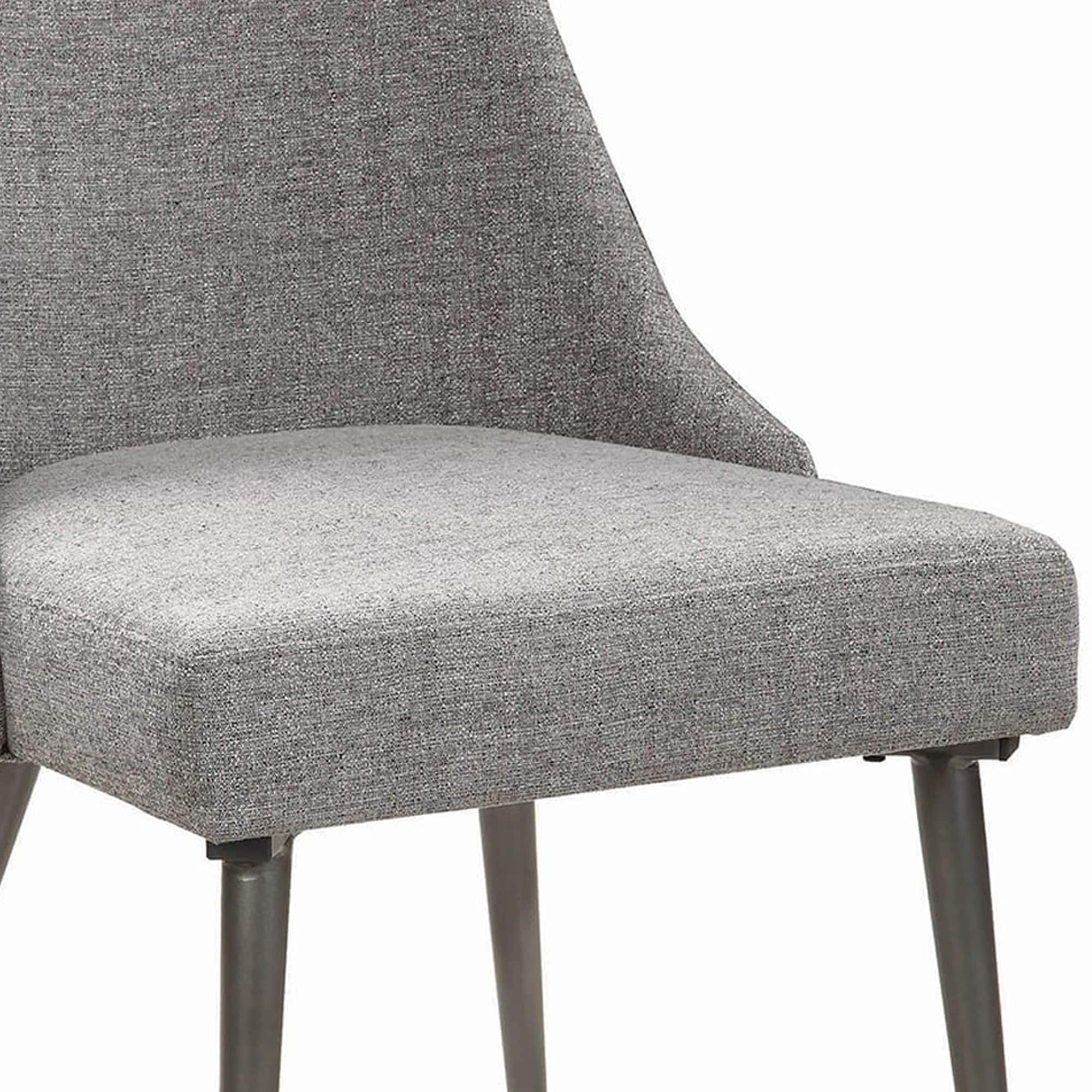 Metal frame upholstered dining chair shop