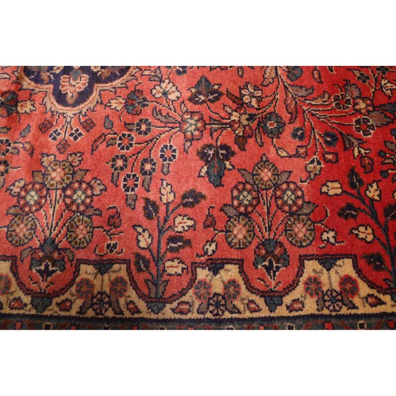 ECARPETGALLERY Hand-knotted Anadol Light Red Wool Rug - 5'0 x 6'3