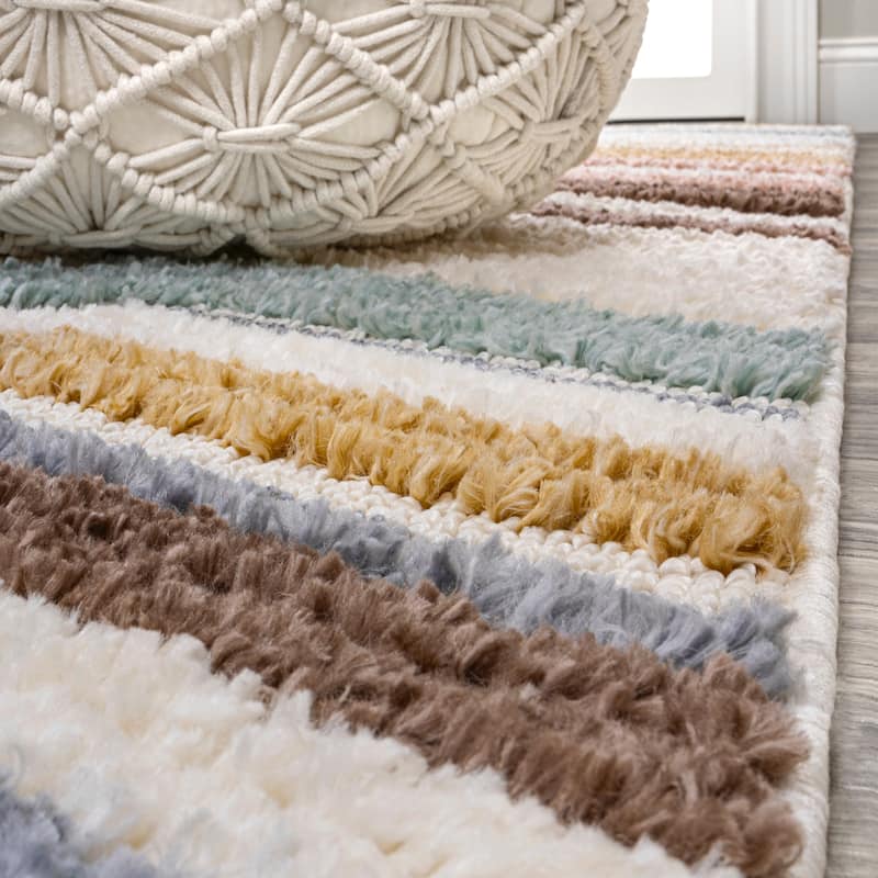 JONATHAN Y Sofie Tropical Leaves Area Rug