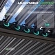 preview thumbnail 107 of 188, EROMMY Outdoor Louvered Pergola Gazebo with Adjustable Aluminum Rainproof Roof