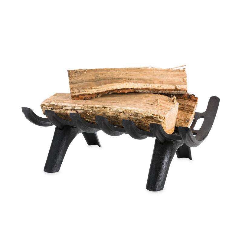 Small Cast Iron Deep-Bed Fireplace Grate with Four Legs