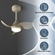 preview thumbnail 18 of 25, JONATHAN Y 22" Smart LED Ceiling Fan, 6-Speed, Dimmable, App & Remote Control