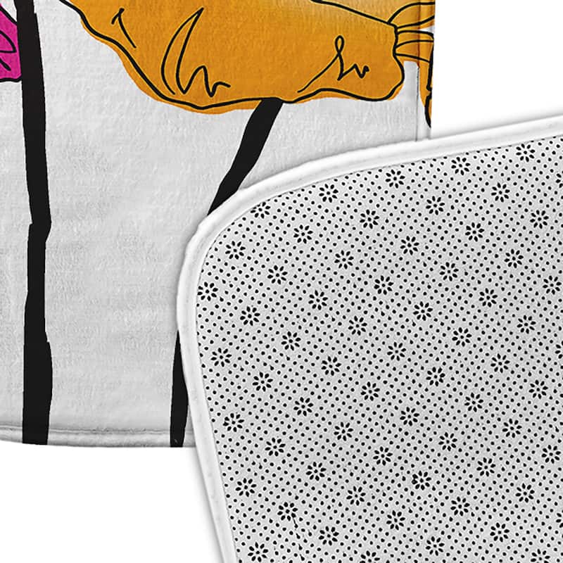 Popping Poppies Bathmat