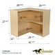 preview thumbnail 2 of 3, Contender Bookshelf With Storage Compartment, Kids 2 Corner Display Shelves unit Organizer for Playroom, Home school