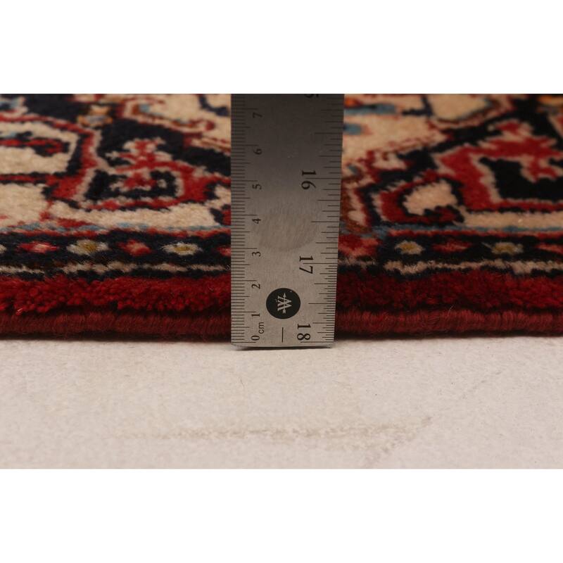 Anadol Navy, Red Rug 4'3" x 6'11" - 5'5 x 7'7