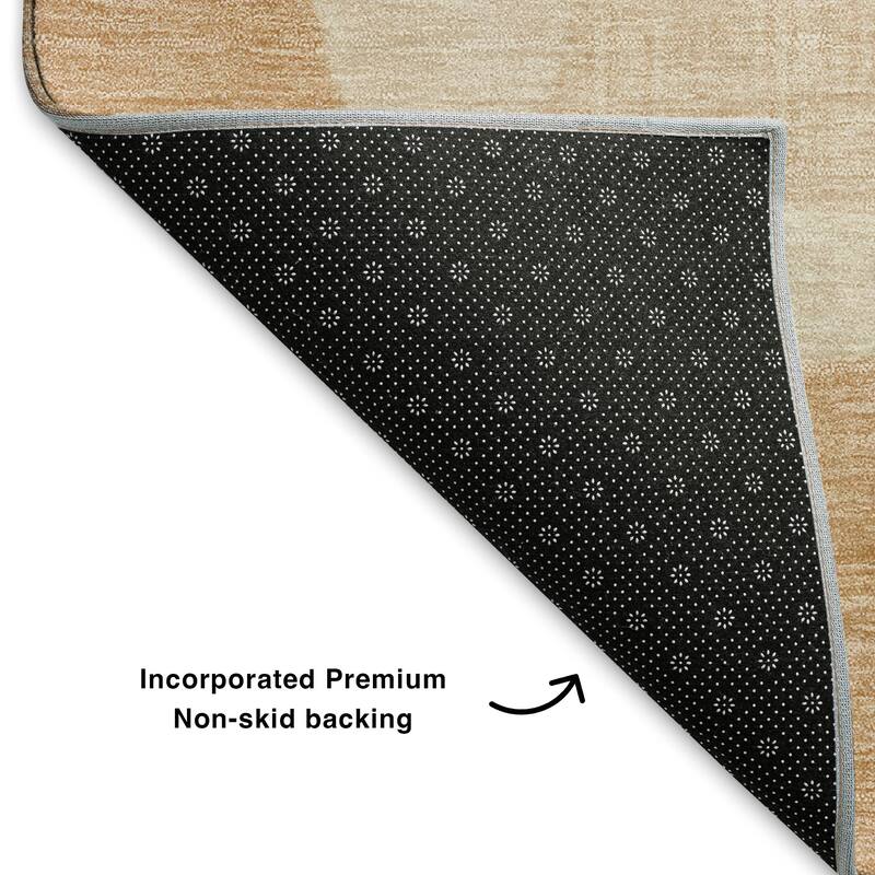 Premium Washable Super Soft Contemporary Bubbles Mayfield Rug