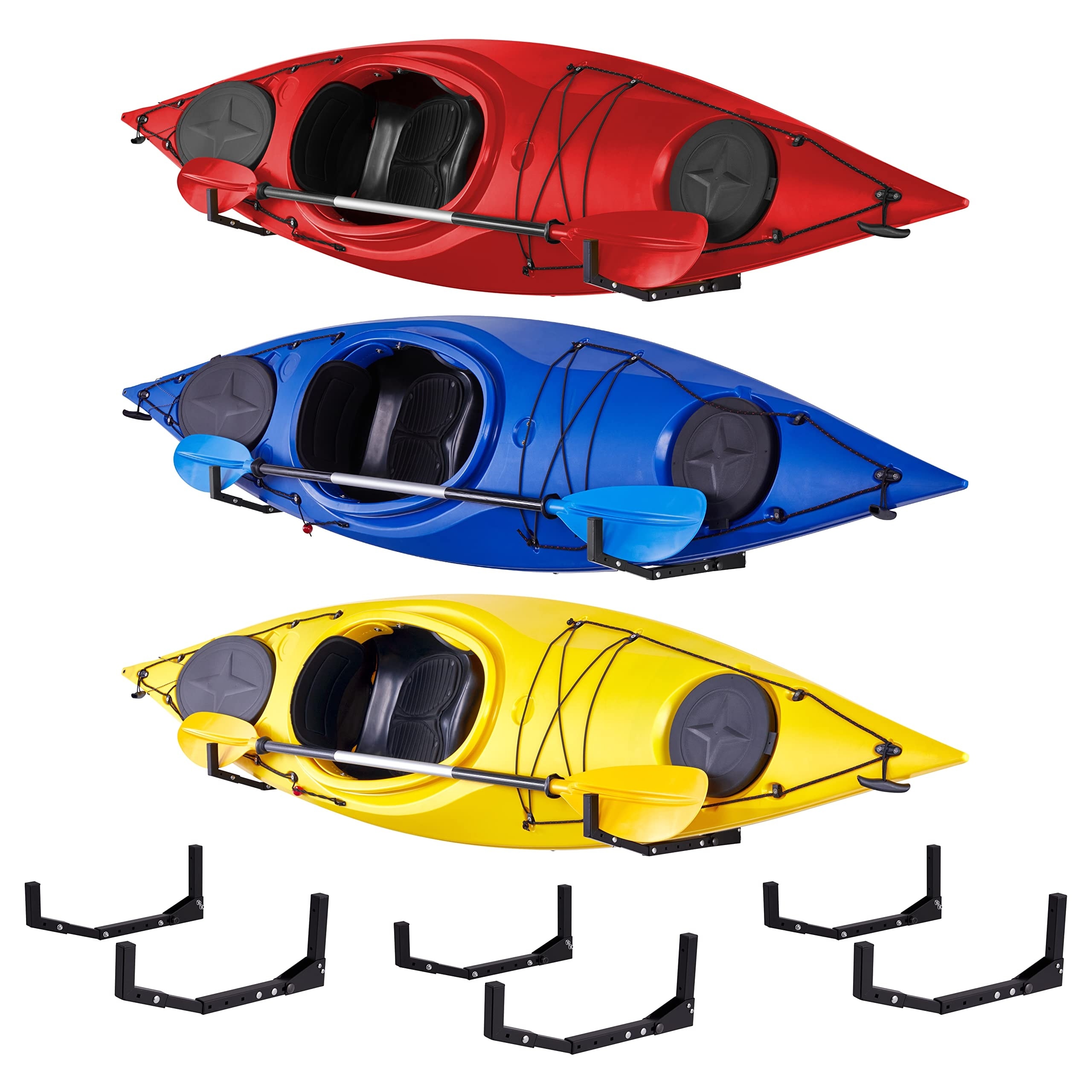 Kayak storage deals brackets