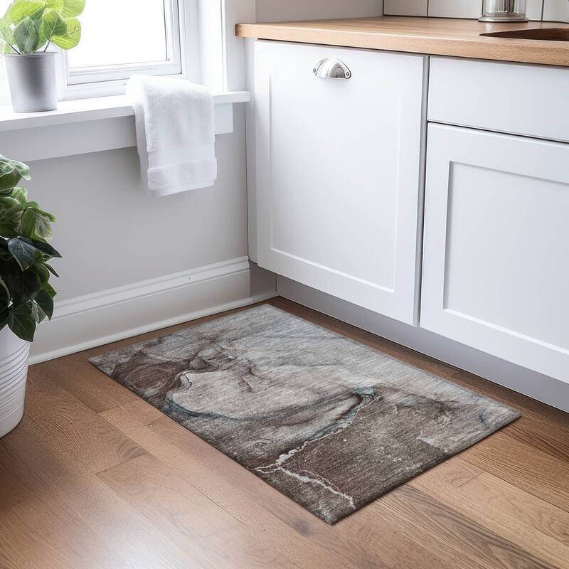 Pane Artistic Abstract Weather Resistant Versatile Elegance Outdoor Rug