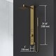 preview thumbnail 22 of 30, VIGO Orchid 2-Jet Retro-fit Shower Panel System with Shower Head and Handheld Shower